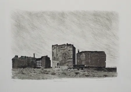 リトグラフ Kuschnerus - Sebastianstrasse