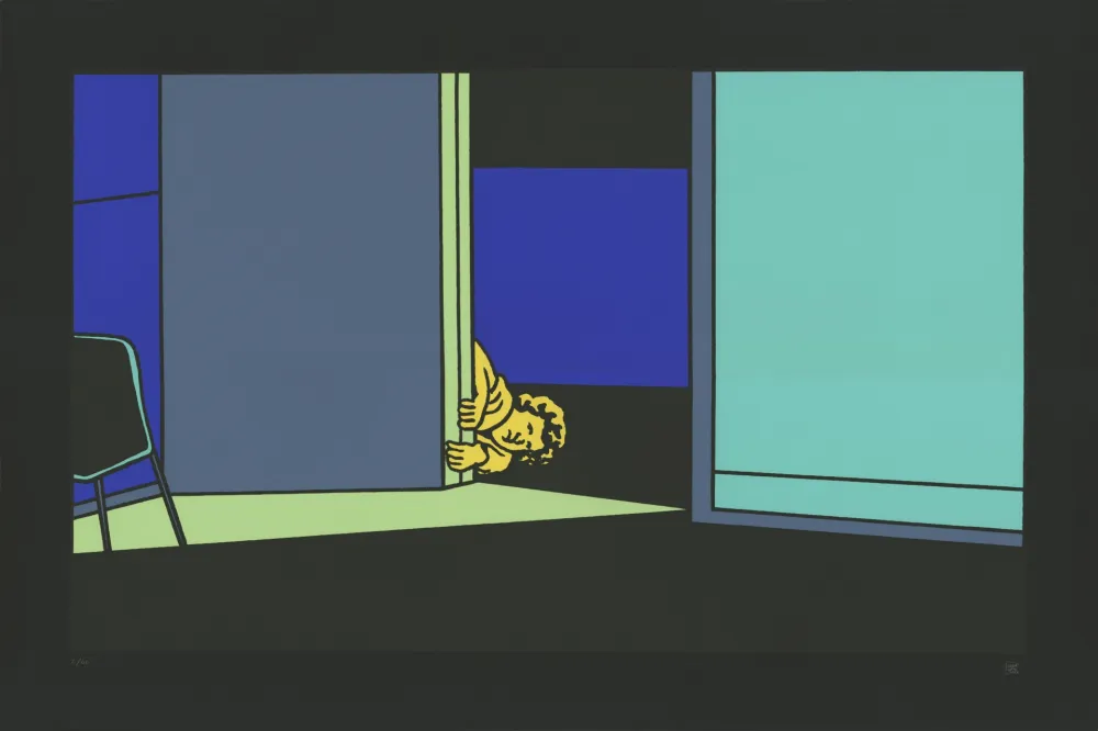 シルクスクリーン La Police  - Tata