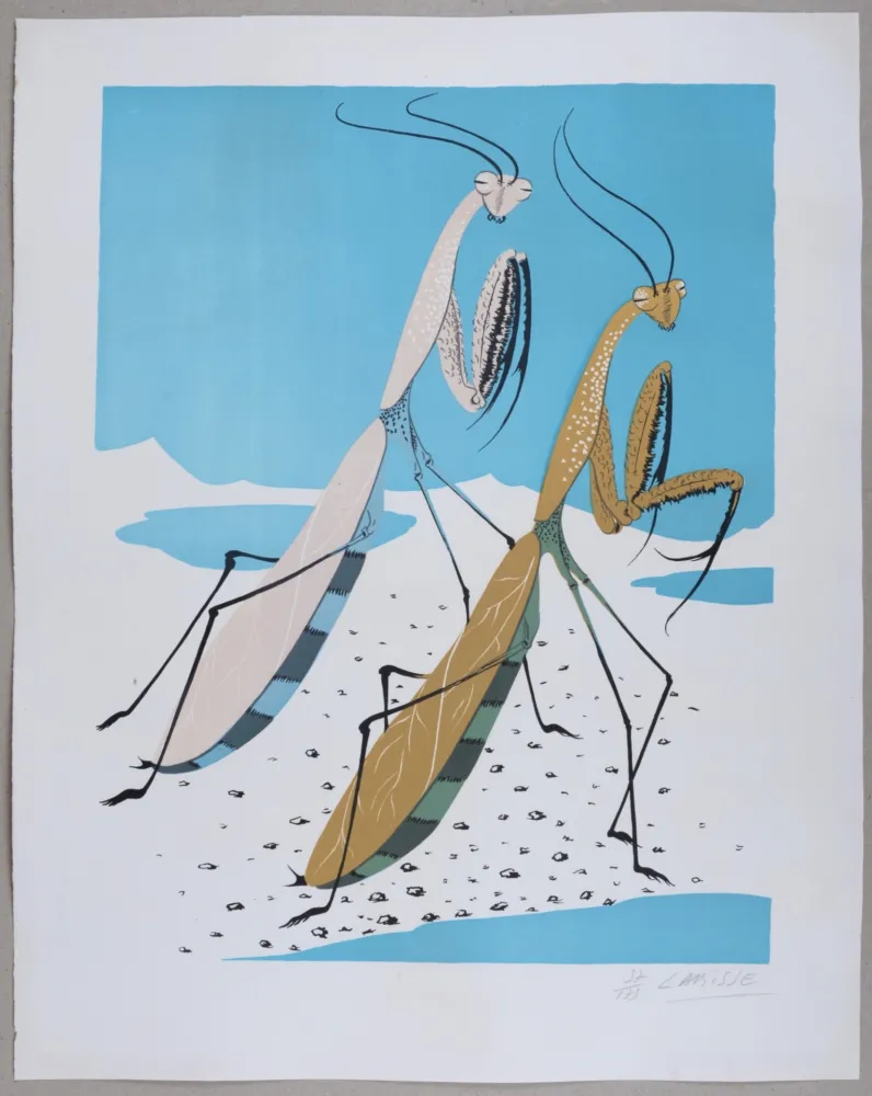 リトグラフ Labisse - Mantes Religieuses - Hand-signed