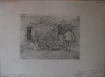 エッチング Laboureur - L'Arrosoir