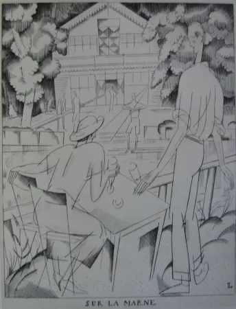 エッチング Laboureur - Sur la Marne