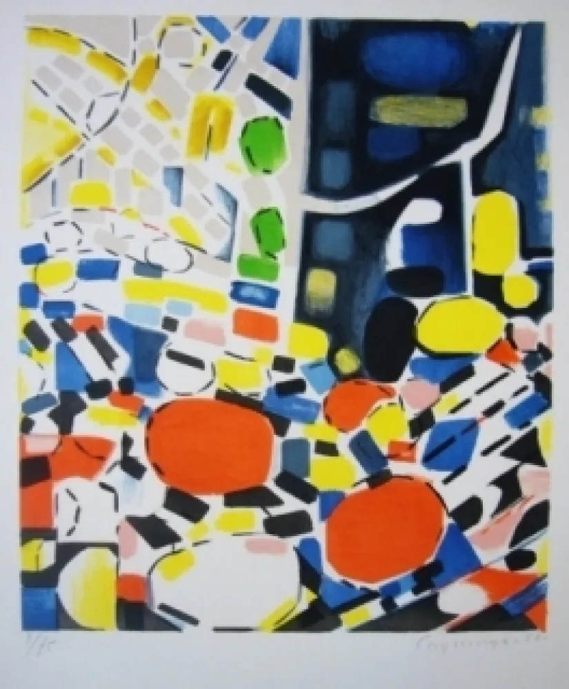 リトグラフ Lagrange - Paysage 57