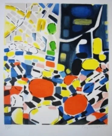 リトグラフ Lagrange - Paysage 57