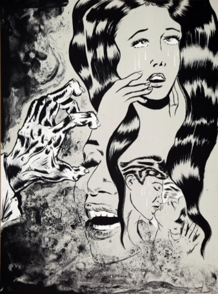 リトグラフ Lakra (Dr.) - Sans titre