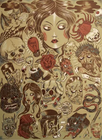 リトグラフ Lakra (Dr.) - Untitled