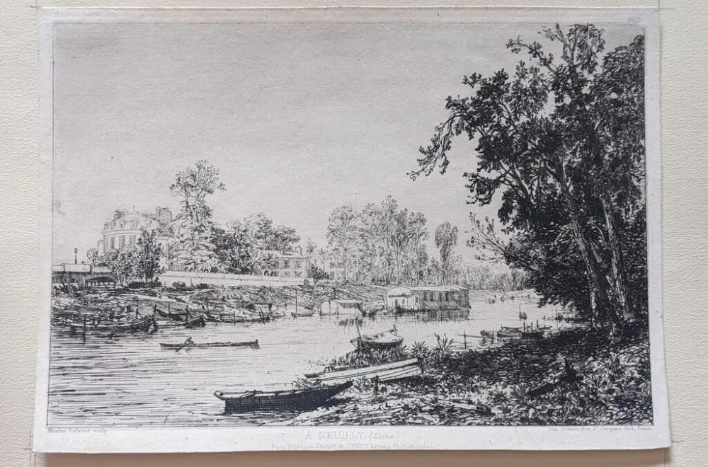 彫版 Lalanne - À Neuilly (Seine)