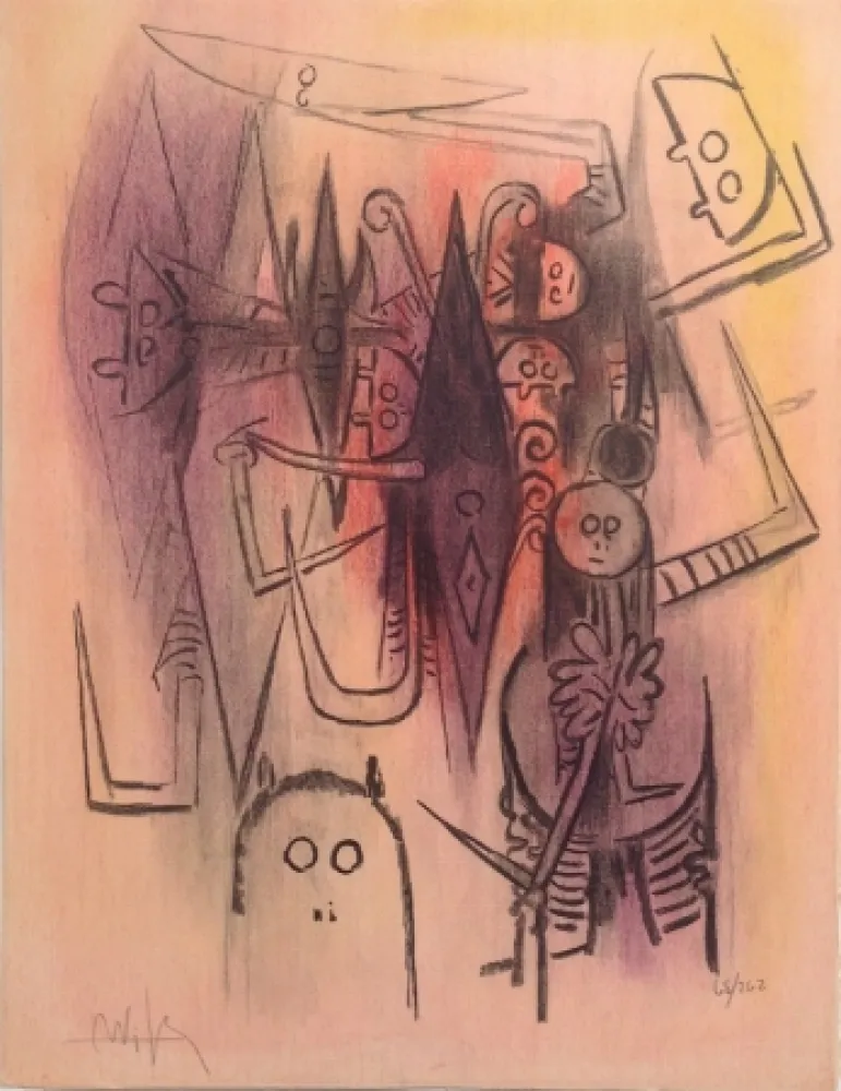 リトグラフ Lam - Clairiere from Pleni Luna 