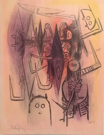 リトグラフ Lam - Clairiere from Pleni Luna 