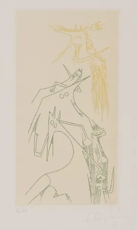 彫版 Lam - Composición Surrealista