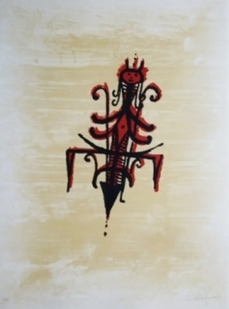 リトグラフ Lam - El ultimo viaje del buque fantasma 1