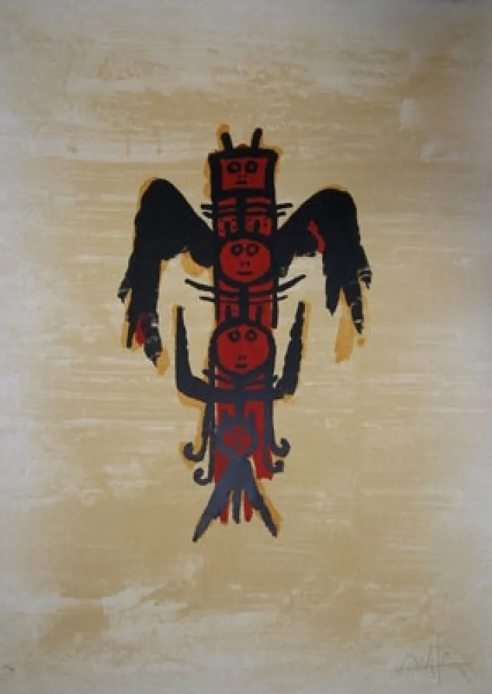 リトグラフ Lam - EL ÚLTIMO VIAJE DEL BUQUE FANTASMA