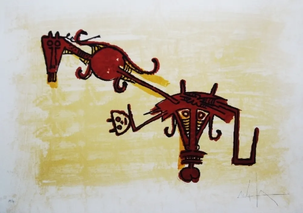 リトグラフ Lam - El ultimo viaje del buque fantasma 2