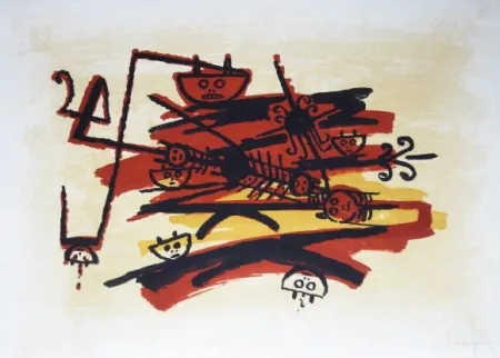 リトグラフ Lam - El ultimo viaje del buque fantasma - 4