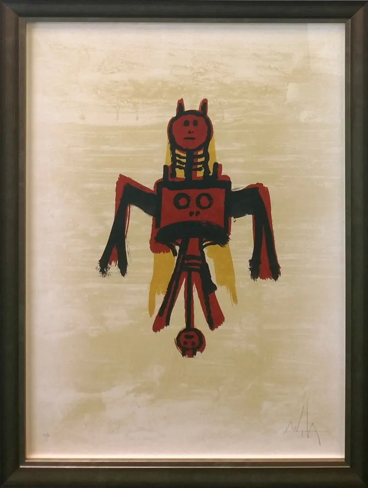 リトグラフ Lam - EL ULTIMO VIAJE DEL BUQUE FANTASMA