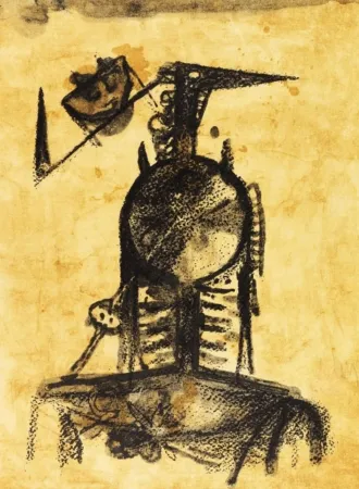 リトグラフ Lam - Jean Cassou