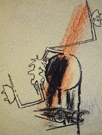 リトグラフ Lam -  Le monde de l'art n'est pas le monde du pardon