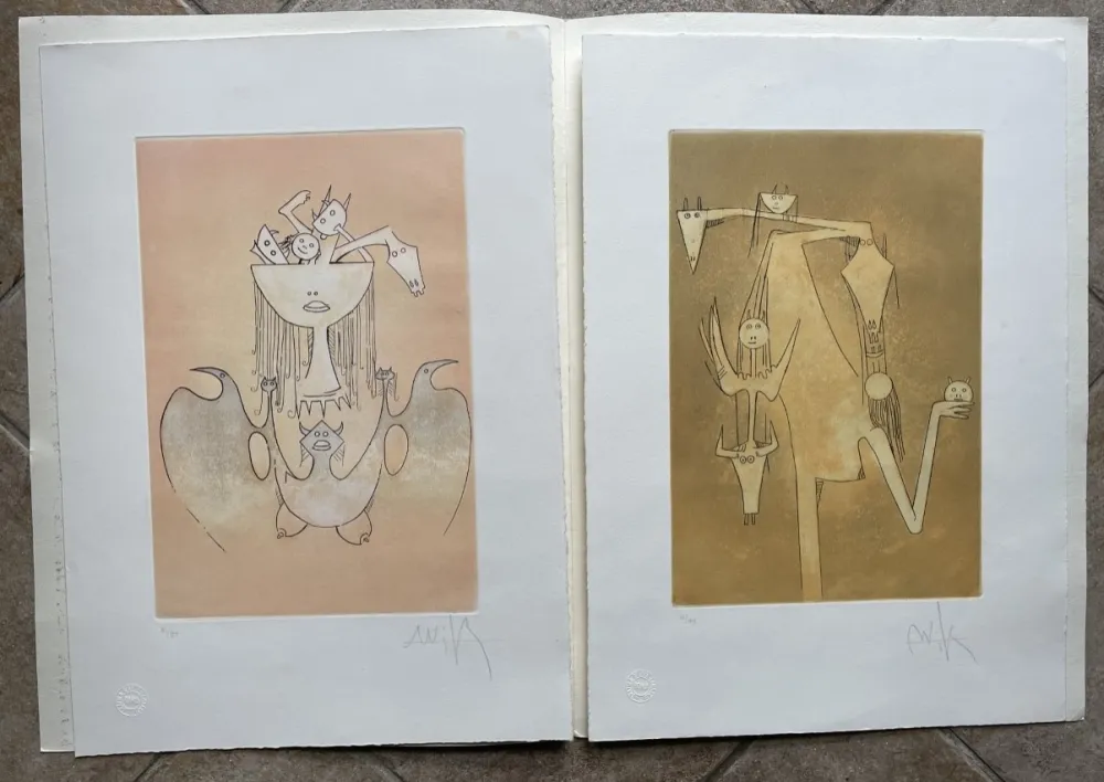 アクチアント Lam - Le monde magique and La sensualitè de la femme