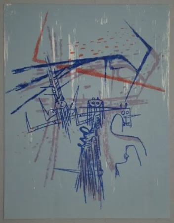 リトグラフ Lam - Les affinités ambigües