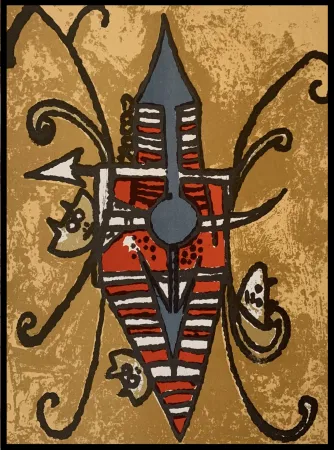 リトグラフ Lam - Oiseau du possible