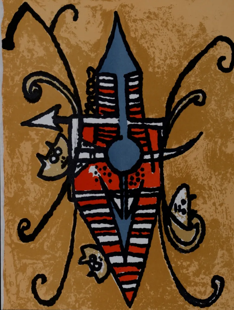 リトグラフ Lam - Oiseau du Possible, 1979