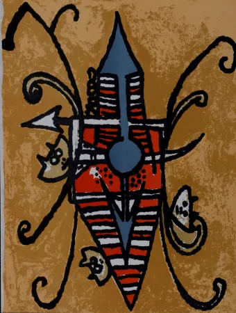 リトグラフ Lam - Oiseau du Possible, 1979