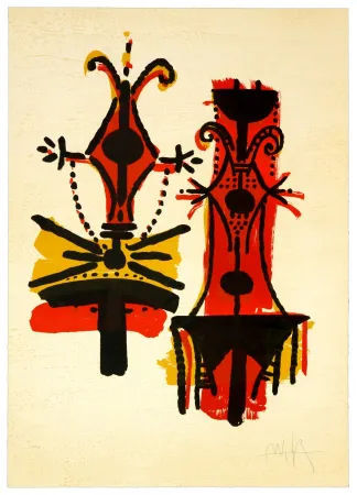 リトグラフ Lam - Pour Jorn