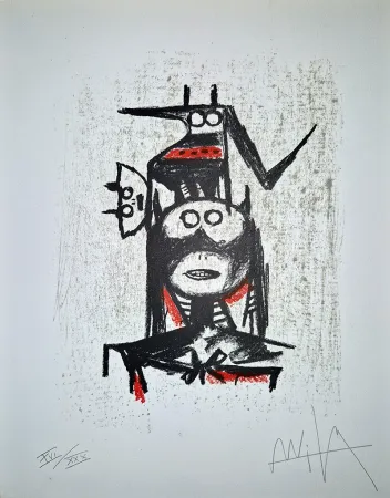 リトグラフ Lam - Sans titre