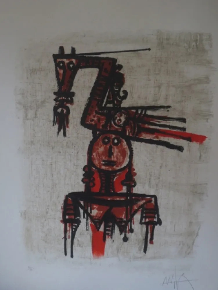 リトグラフ Lam - Sans titre