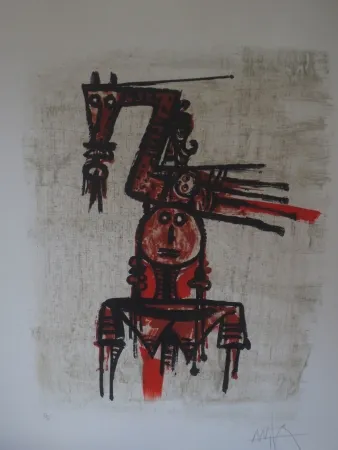 リトグラフ Lam - Sans titre