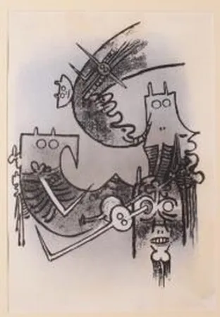 リトグラフ Lam - SENZA TITOLO