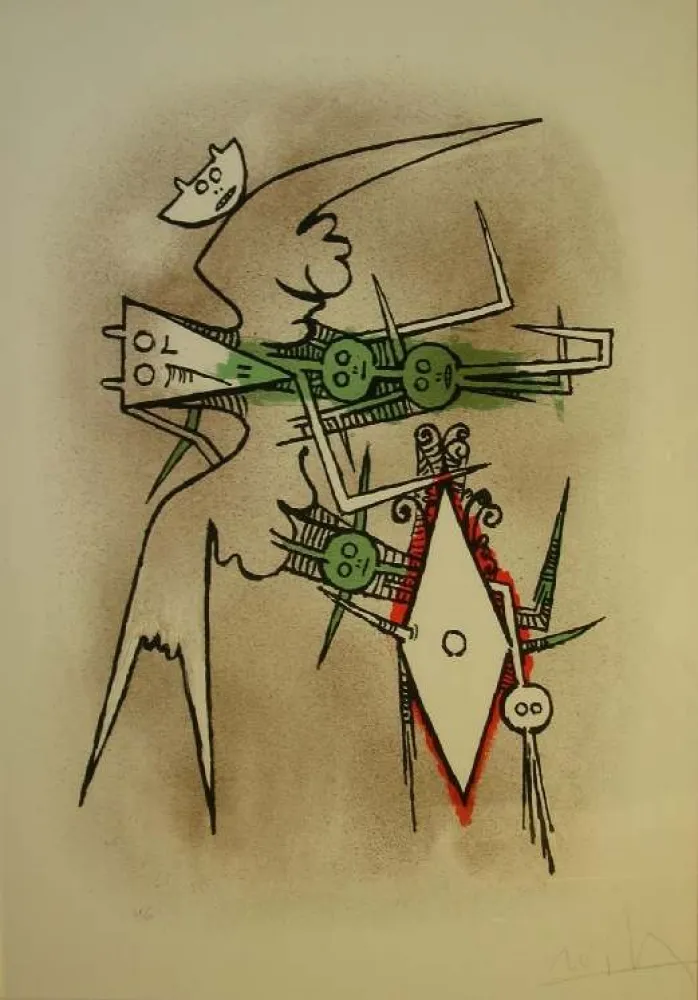 リトグラフ Lam - SENZA TITOLO