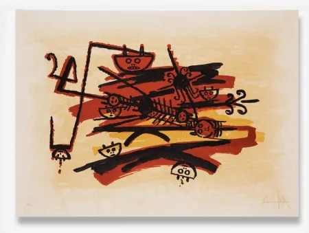 リトグラフ Lam - Ultimo viaje del buque fantasma