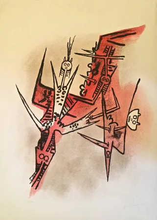 リトグラフ Lam - Untitled