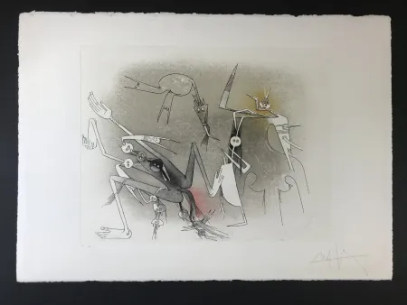 エッチングと　アクチアント Lam - Untitled from ''Visible invisible folder''