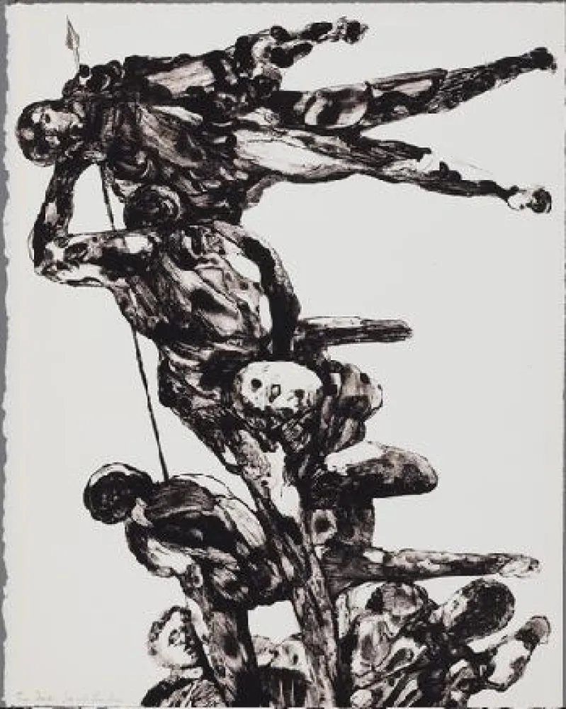 リトグラフ Landau - Charades