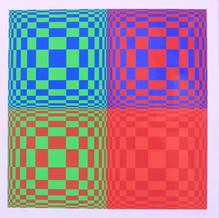 シルクスクリーン Landi - SENZA TITOLO