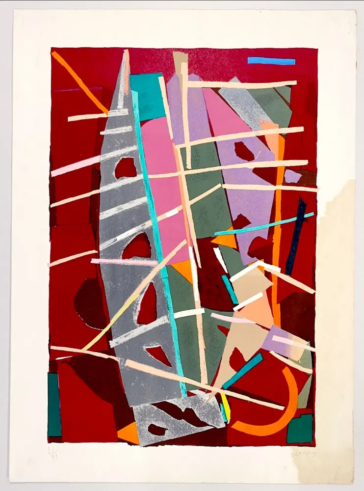 リトグラフ Lanskoy - Composition