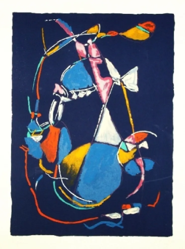 リトグラフ Lanskoy - Composition 7