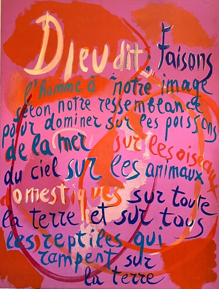 リトグラフ Lanskoy - Faisons l'homme à notre image