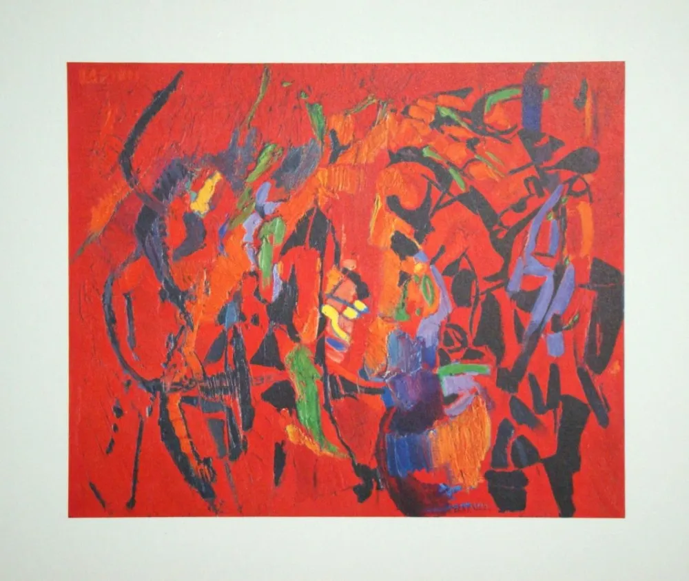 リトグラフ Lanskoy - Rupture poétique