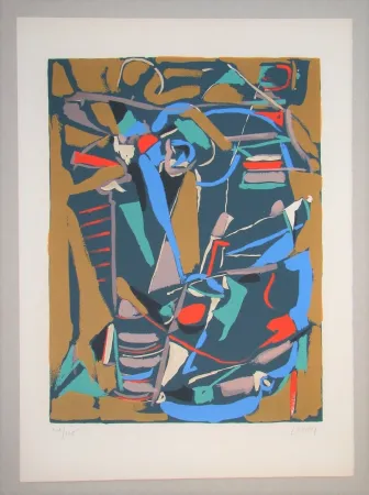 リトグラフ Lanskoy - Sans titre