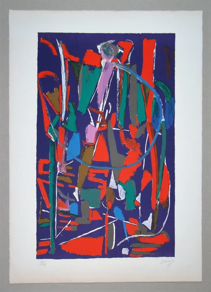 リトグラフ Lanskoy - Sans titre