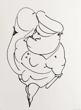 リトグラフ Lanzarini  - Demostración de poder