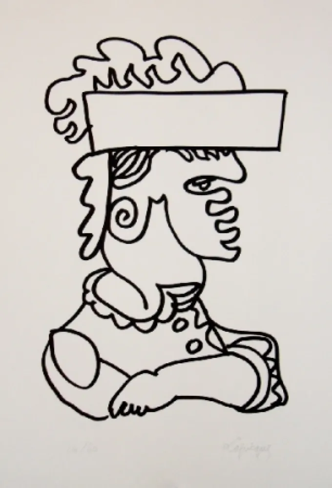 リトグラフ Lapicque - Iago