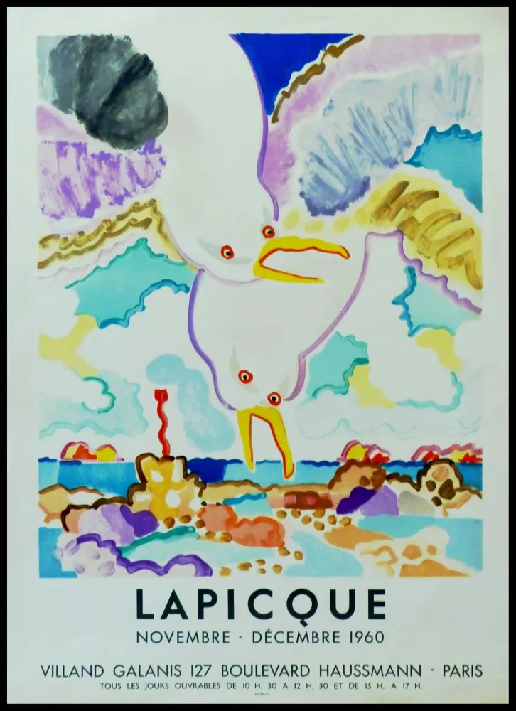 掲示 Lapicque - LAPICQUE GALERIE VILLAND GALANIS 