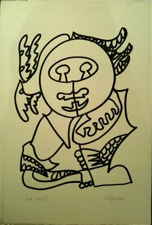 リトグラフ Lapicque - Sans titre