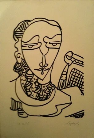 リトグラフ Lapicque - Sans titre