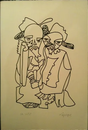 リトグラフ Lapicque - Sans titre