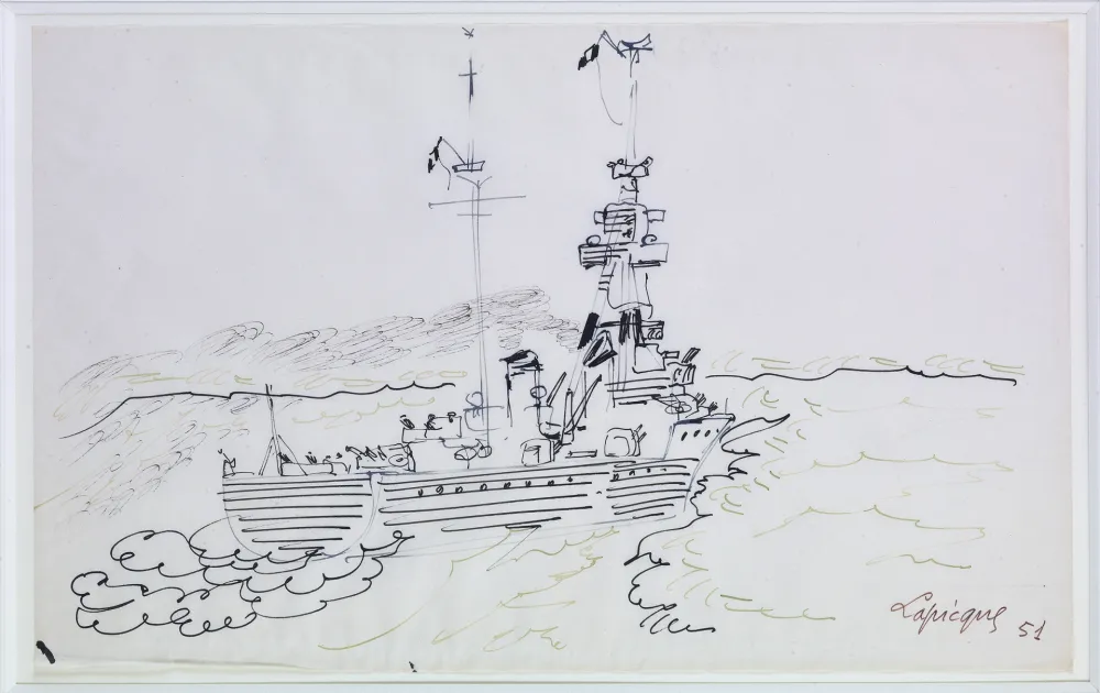 技術的なありません Lapicque - Unique dessin sur calque