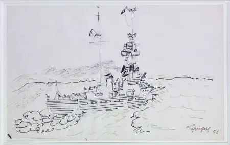 技術的なありません Lapicque - Unique dessin sur calque